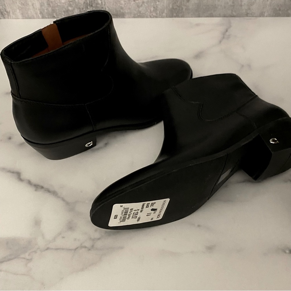 Coach Danni Black Leather Boots Size 9 - Picture 9 of 10